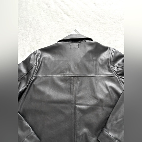 NWT - Mudpie Salem Vegan Leather Shacket.  Size Medium. - Picture 9 of 16